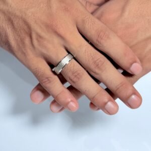 Ashfall Ring Worn on Hand