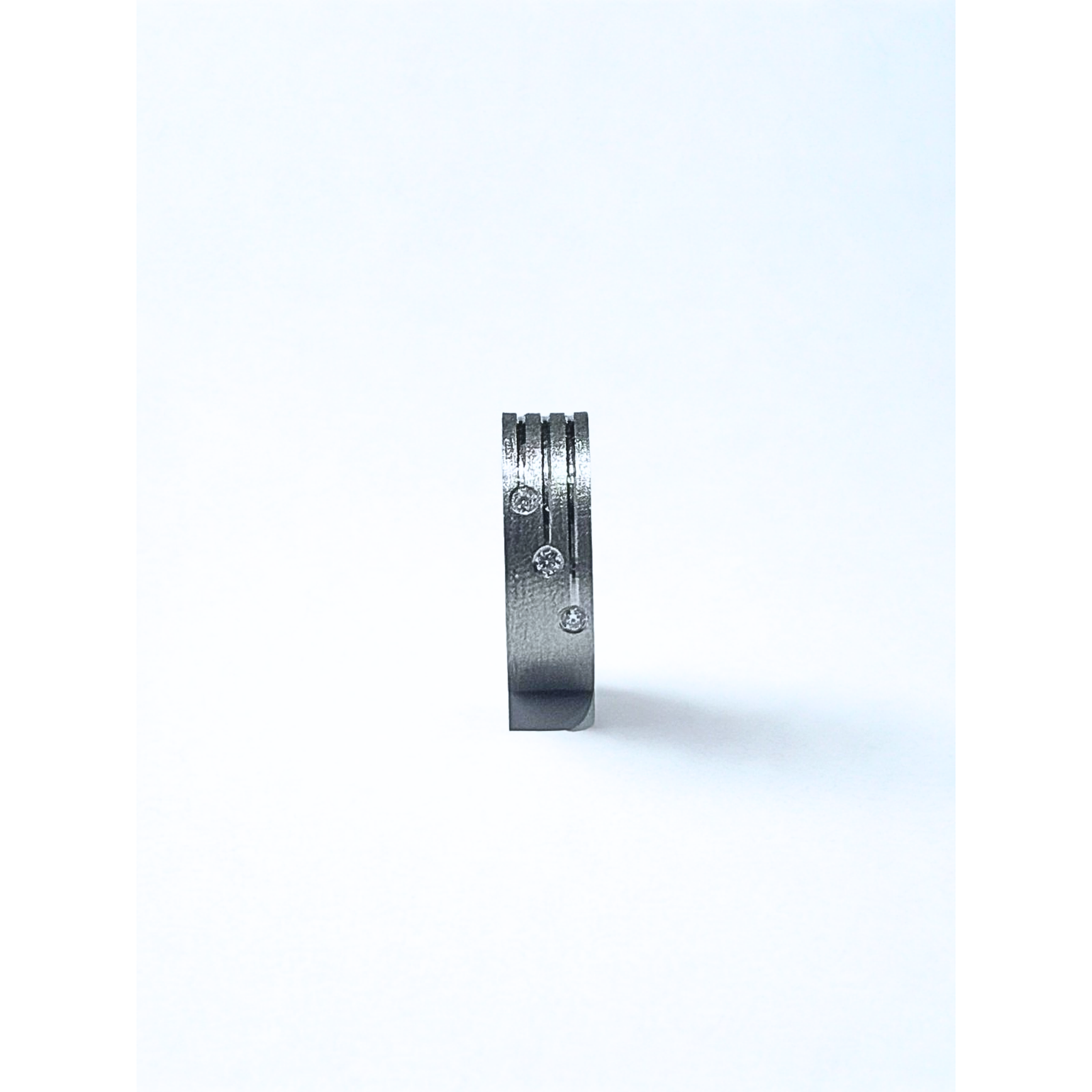 Shadow Arc Ring Worn on Hand